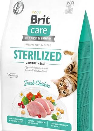 Беззерновой корм для стерилизованных котов Brit Care Cat GF St...