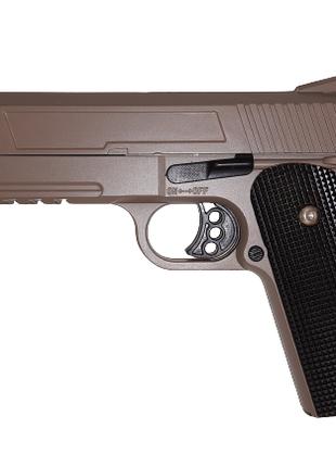 Страйкбольный пистолет Galaxy G.38D Colt M45A1 6 мм Flat Dark ...