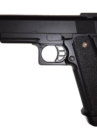 Страйкбольный пистолет Galaxy G.6+ Colt M1911 6 мм черный