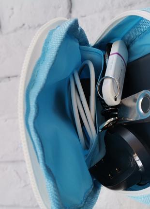 Портативная сумка-органайзер для кабелей, аксессуаров, электроник