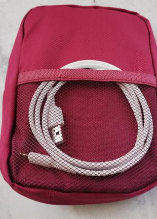 Портативная сумка-органайзер для кабелей, аксессуаров, электроник