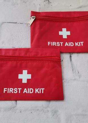 Аптечка органайзер First Aid Empty Bag (160х110 мм) Red