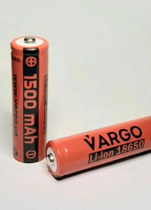 Аккумулятор 1500mAh 3.7V 18650 Li-Ion Vargo