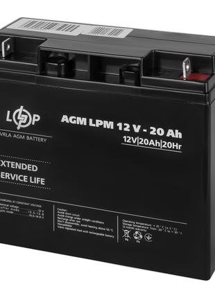 Аккумулятор свинцово-кислотный 20 Ah (ампер-час) LogicPower AG...