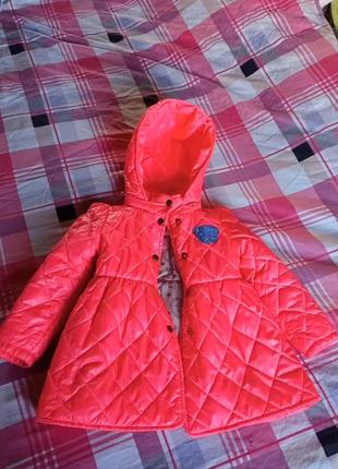 Куртка-пальто для маленькой модницы