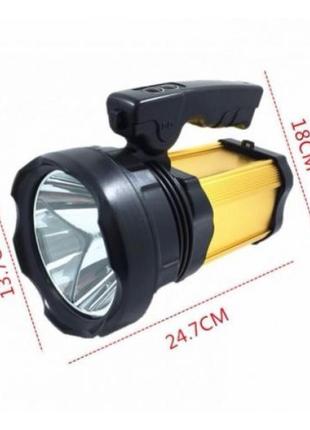 Мощный аккумуляторный светодиодный фонарь dat at-398 cree t6  15w