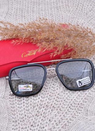 Фирменные солнцезащитные очки хамелеон havvs polarized hv68007...