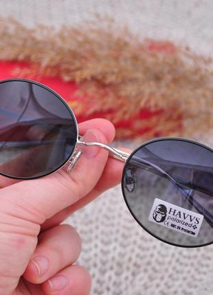 Фирменные солнцезащитные овальные очки  havvs polarized hv68004