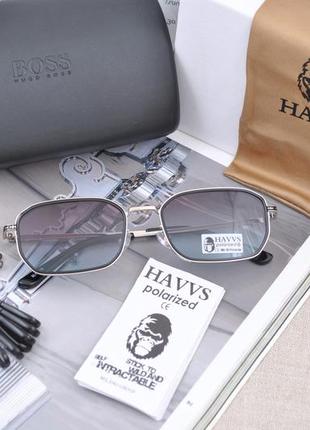 Фирменные солнцезащитные узкие очки  havvs polarized hv68040