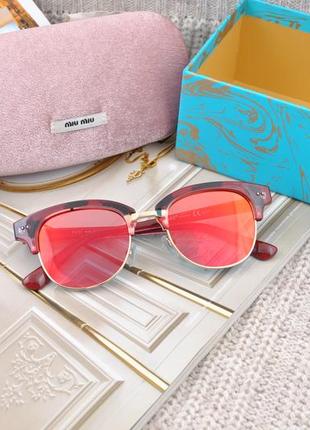 Красивые солнцезащитные зеркальные очки furlux fu127
