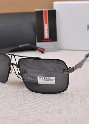 Фирменные солнцезащитные мужские очки matrix polarized mt8172