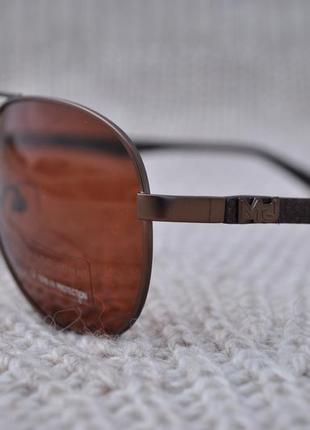 Фирменные солнцезащитные очки  капля marc john polarized mj0735