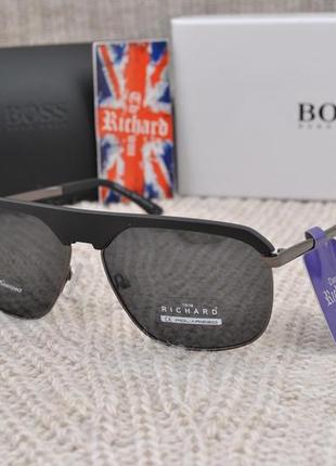 Фирменные матовые солнцезащитные очки   thom richard tr9012