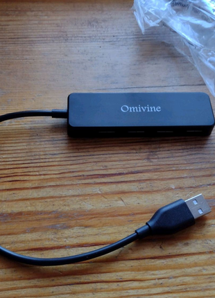 USB-концентратор Omivine 4-портовый ультратонкий