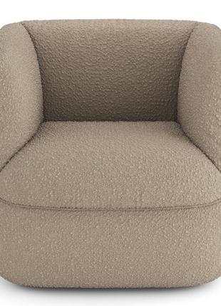 Крісло дизайнерське "brune" 80х80х70  см. (бежевий "букле").