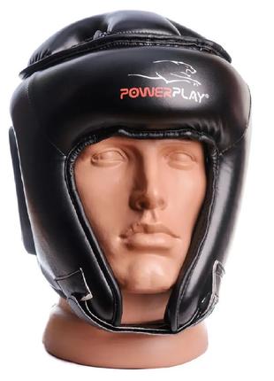 Боксерский шлем PowerPlay 3045 (турнирный), Black XL