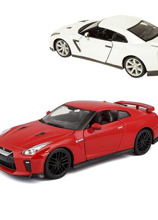 Автомодель - NISSAN GT-R (асорті червоний, білий металік, 1:24)