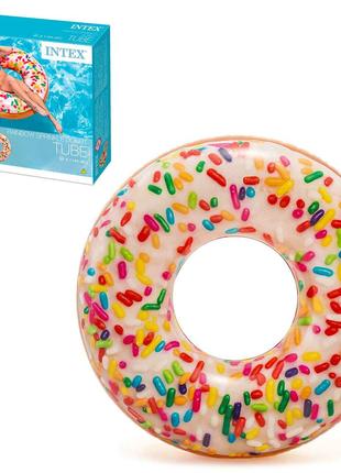 Круг надувной для бассейна Пончик Надувной круг для плавания н...