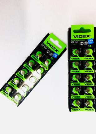 Батар часов Videx AG 3 (LR41) BLISTER CARD 10pcs