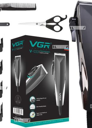 Машинки для стрижки волосся VGR V-033 USB універсальна машинка...