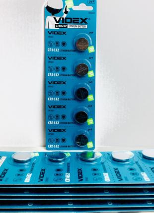 Батарейка литиевая VIDEX CR1632 5pcs BLISTER CARD