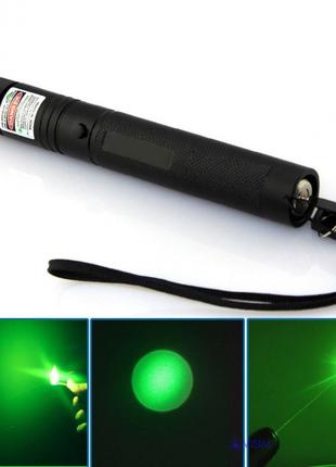 Лазерная указка Green Laser Pointer с мощным зеленым лучом 100...