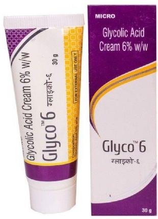 Крем для лица Glyco 6 С гликолевой кислотой 6% - легкий пилинг...