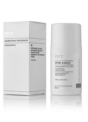 Крем для жирной и комбинированной кожи Agnes Niacinamide 3% + ...