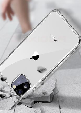 Силиконовый прозрачный чехол на Айфон iPhone