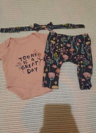 Комплект одежды для новорожденной девочки
