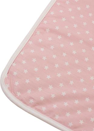 Детский коврик матрас для вигвама Lesko D002 Звезды Pink