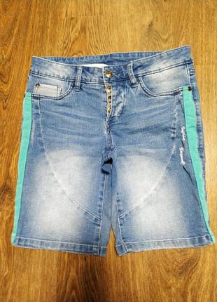 Стильные,джинсовые шорты для мальчика 13-14 лет