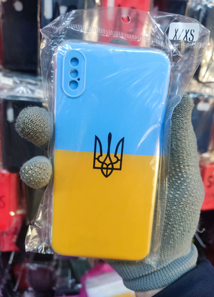 Силикон Украина Принт на айфон iPhone X / Xs / 10