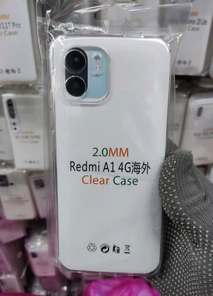 Чехол прозрачный плотный 2мм на Xiaomi Redmi A1