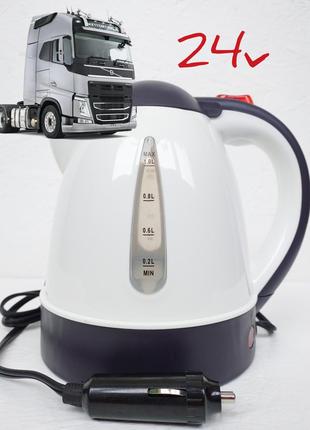 Автомобильный чайник Ferze 24 вольт 1л 250Вт белый