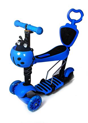 Самокаты Scooter "Божья коровка" 4in1 Blue