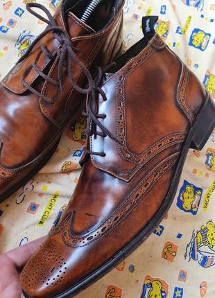 Распродажа!!итальянские кожаные ботинки ботинки mark&amp;spenc...