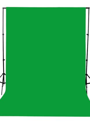 Фотофон тканевый зеленый, фон Хромакей 2,8х6м