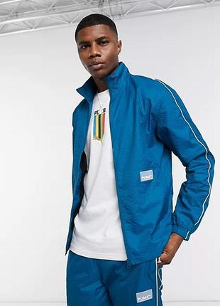 Puma avenir woven track jacket in blue 597784 36 олімпійка лег...