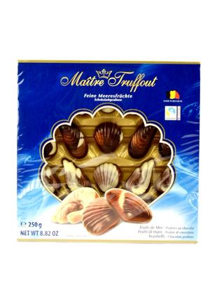 Шоколадные конфеты пралине Maitre Truffout Seashells chocolate...