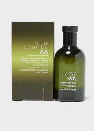 Zara .туалетная вода мужская.winter collection 100ml