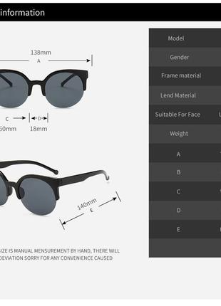 Уникальные модные винтажные солнцезащитные очки «кошачий глаз»