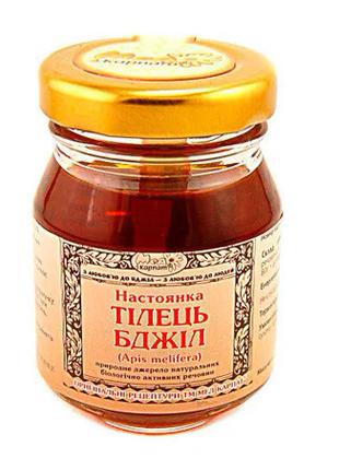 Настоянка тілець бджіл Мед Карпат 20% 60 мл