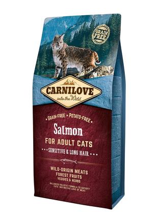 Сухой корм для взрослых кошек с чувствительным пищеварением Ca...