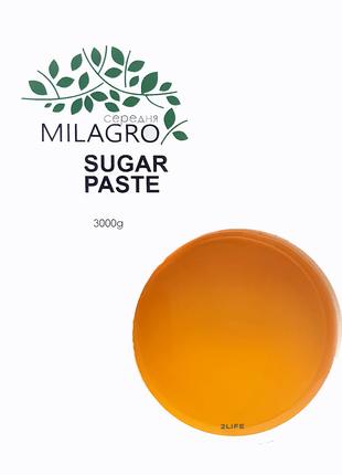Сахарная паста для шугаринга Milagro Средней жесткости 3000 г ...