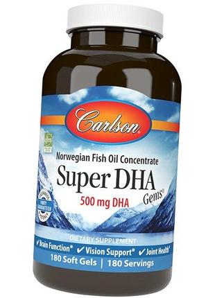 Super DHA Carlson Labs 180гелкапс (67353018)