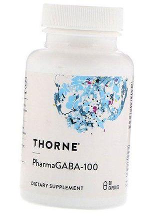 PharmaGABA-100 Thorne Research 60капс (72357020) D4P6-2023