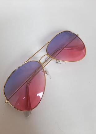 Солнцезащитные очки розовые женские
