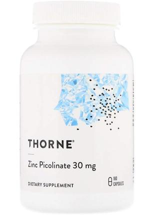 Пиколинат цинка усиленный, Thorne Research, Zinc Picolinate, 3...