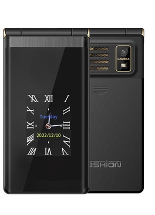 Телефон раскладушка Tkexun M1 (Yeemi M1) black кнопочный мобил...